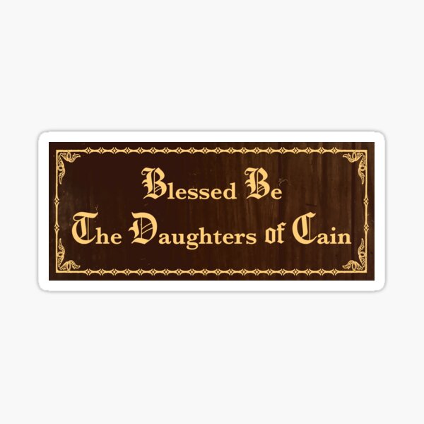Item preview, Daughters of Cain - Ethel Cain inspired bumper sticker designed and sold by FutureStarter.
