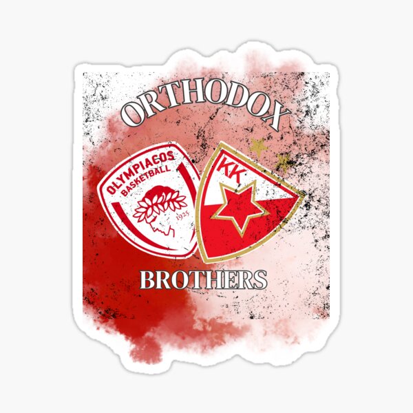Item preview, Orthodox brothers, Crvena Zvezda and OLYMPIACOS,ultras designed and sold by NsNmG.