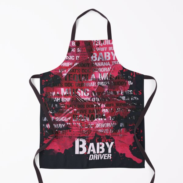 Item preview, Baby Driver – Minimalist Movie Poster with Typography | Unique Art designed and sold by traxim.