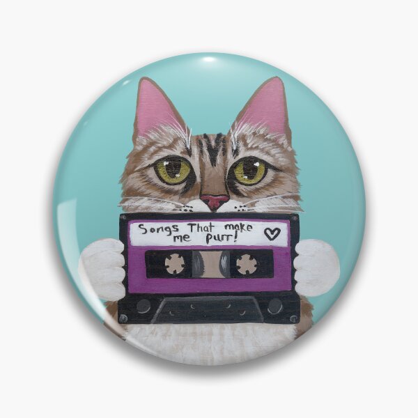Item preview, Kitty Made A Mixtape designed and sold by KilkennyCat Art.
