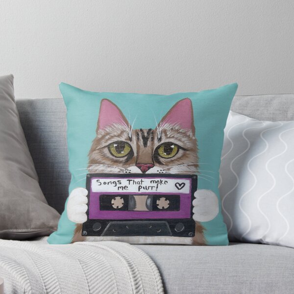 Item preview, Kitty Made A Mixtape designed and sold by KilkennyCat Art.