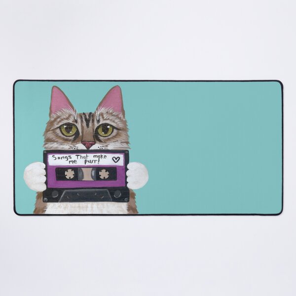 Item preview, Kitty Made A Mixtape designed and sold by KilkennyCat Art.