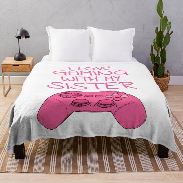 Item preview, I Love Gaming With My Sister, Female Gamer designed and sold by doodlerob.
