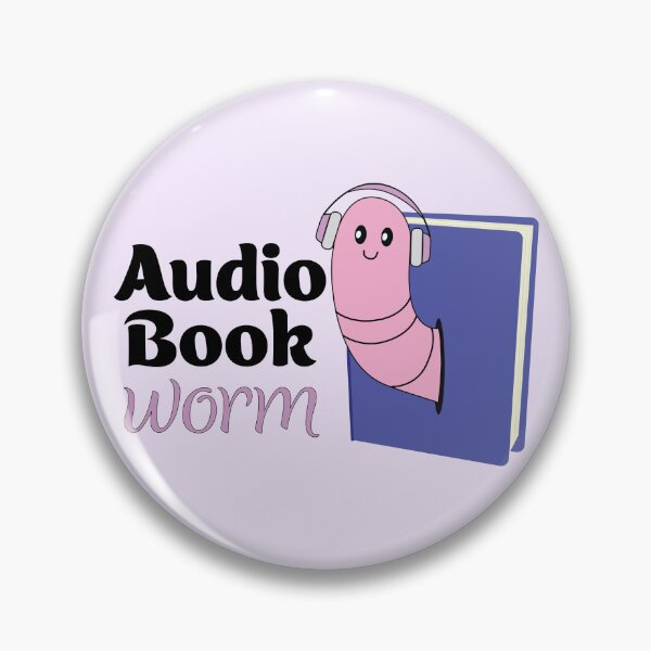 Item preview, Audiobook Worm – Cute Bookish Listener Design designed and sold by UnhingedByMeg.