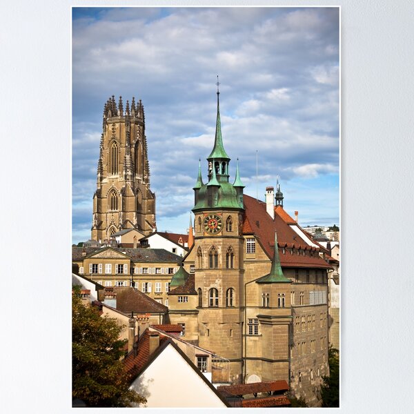 Item preview, City of Fribourg in Switzerland designed and sold by dvoevnore.