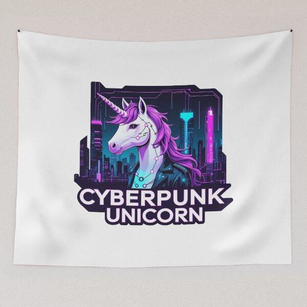 Item preview, Cyberpunk Unicorn designed and sold by zoughlal.