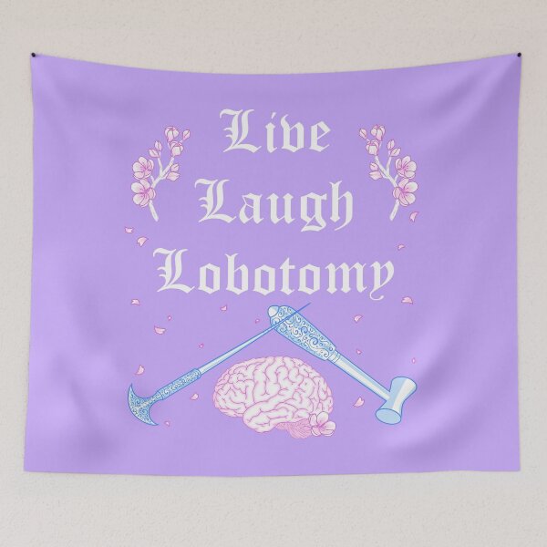 Item preview, Live Laugh Lobotomy (pastel) designed and sold by Miss Lunaria.