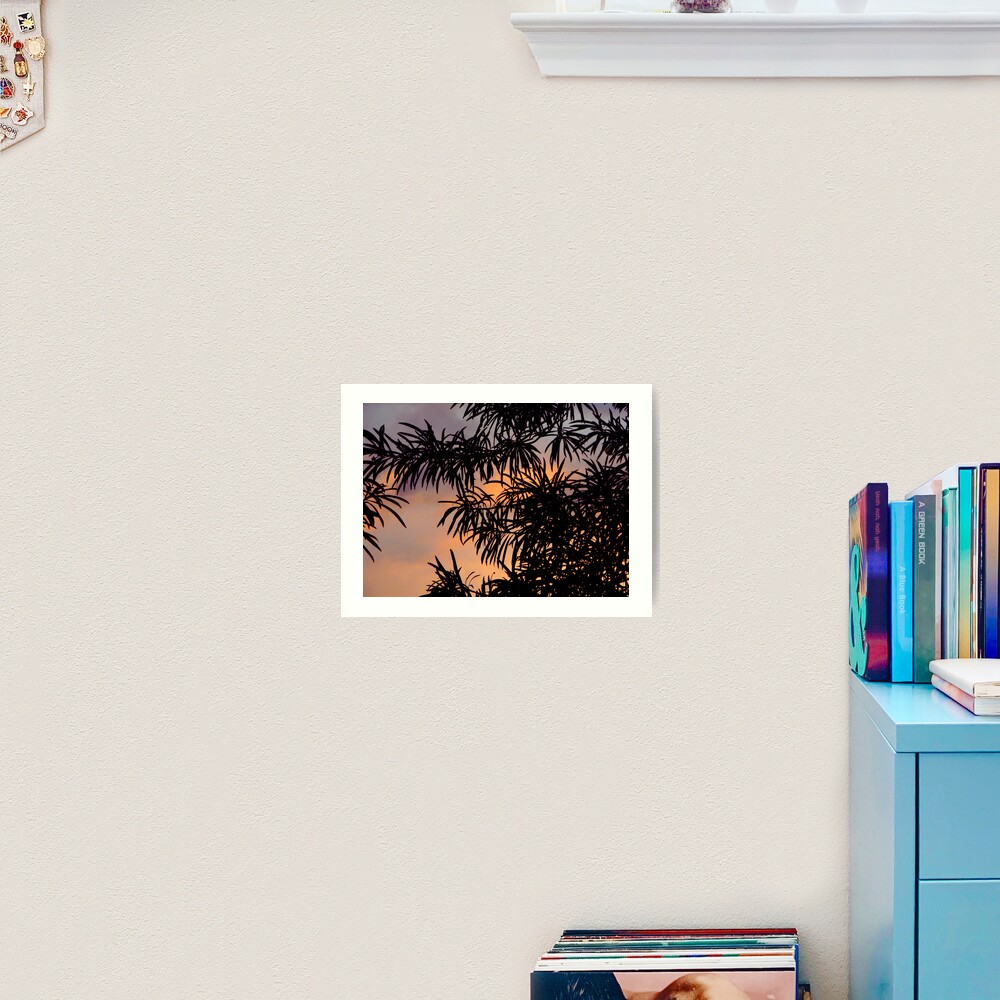 Hawaiian Sillouette Art Print