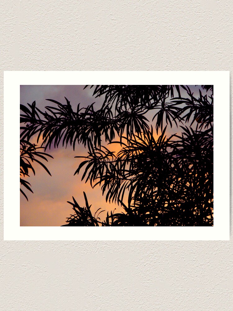 Alternate view of Hawaiian Sillouette Art Print
