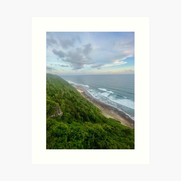 Aperçu de l'œuvre Falaises d'Uluwatu, Bali Indonésie créée et vendue par LondonArtTravels.