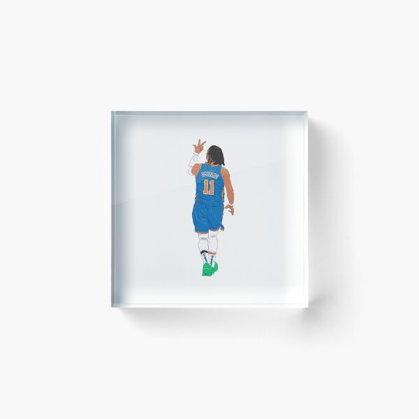Item preview, Jalen Brunson Three Point Celebration designed and sold by DreamersMX.