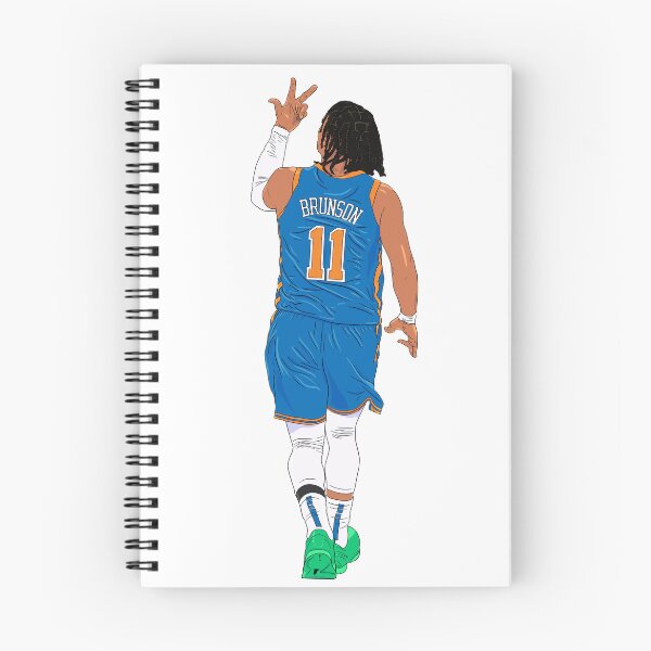Item preview, Jalen Brunson Three Point Celebration designed and sold by DreamersMX.