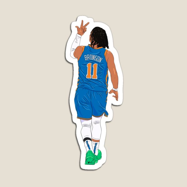 Item preview, Jalen Brunson Three Point Celebration designed and sold by DreamersMX.