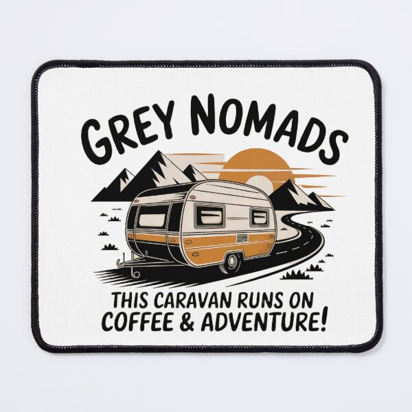 Item preview, Grey Nomads, Runs on Coffee designed and sold by Random Designs.