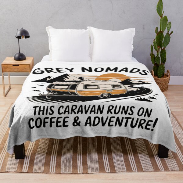 Item preview, Grey Nomads, Runs on Coffee designed and sold by Random Designs.