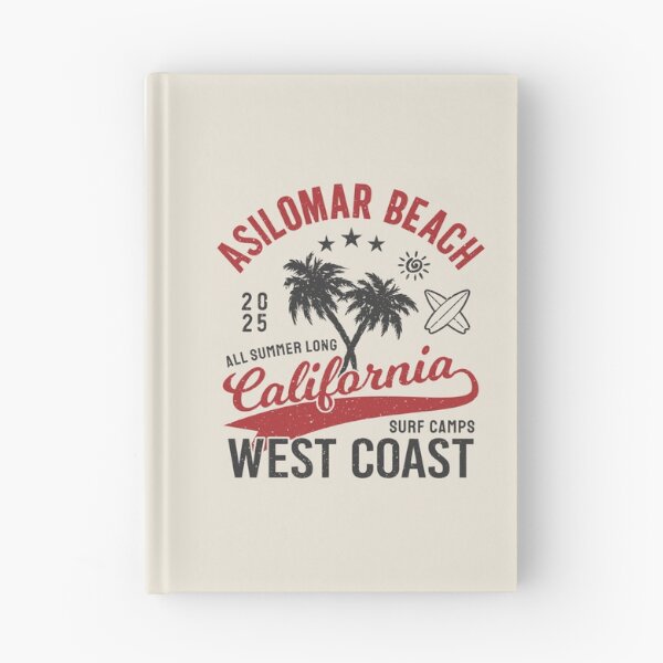 Item preview, Asilomar Beach Surf Camp Surfing Monterey West Coast California designed and sold by eclecTEEq.