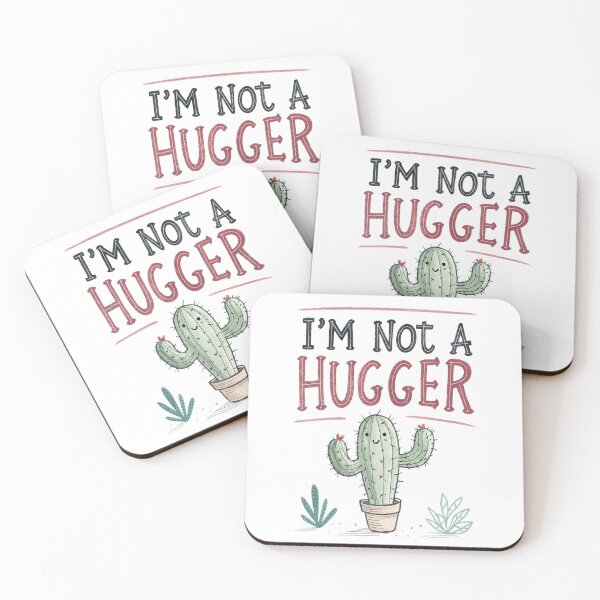 Item preview, i'm not a hugger  designed and sold by Ismartista.