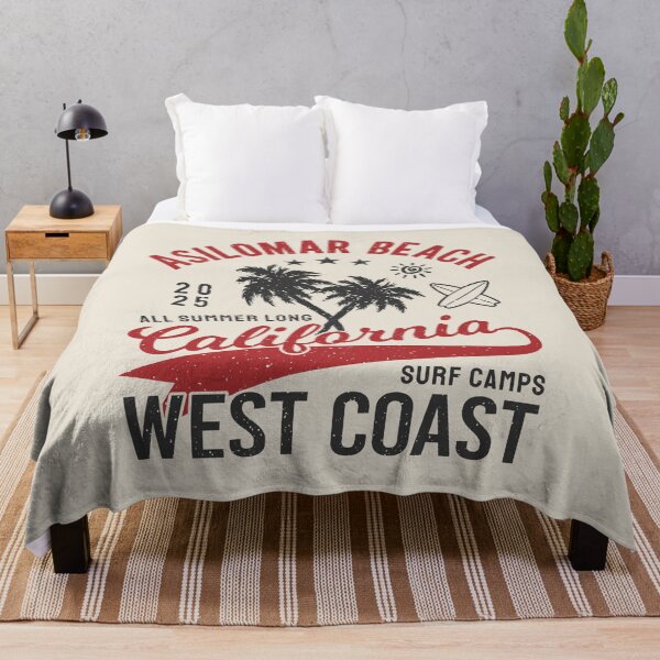 Item preview, Asilomar Beach Surf Camp Surfing Monterey West Coast California designed and sold by eclecTEEq.