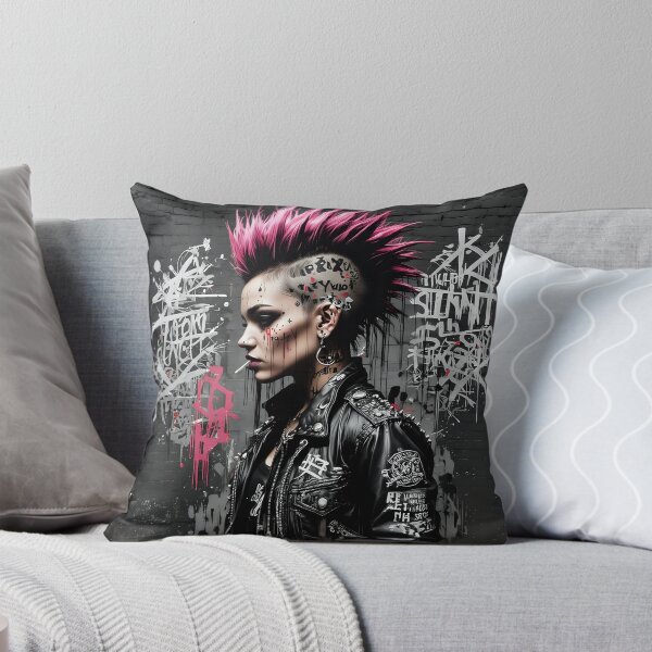 Item preview, Street Art Punk – The Rebellious Icon designed and sold by AI-Syn-Pro.