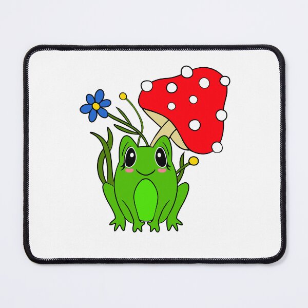 Item preview, Cottagecore Frog and Mushroom designed and sold by Sartoris Art.