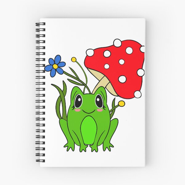 Item preview, Cottagecore Frog and Mushroom designed and sold by Sartoris Art.