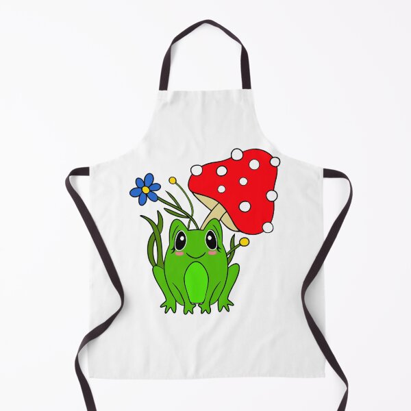 Item preview, Cottagecore Frog and Mushroom designed and sold by Sartoris Art.
