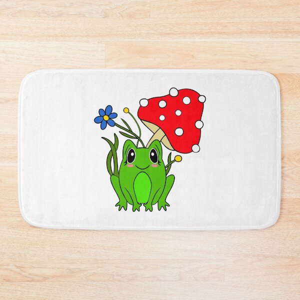 Item preview, Cottagecore Frog and Mushroom designed and sold by Sartoris Art.
