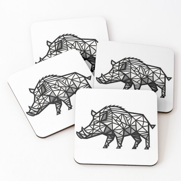 Item preview, Geometric Hog designed and sold by Spike The Punch Design Co..