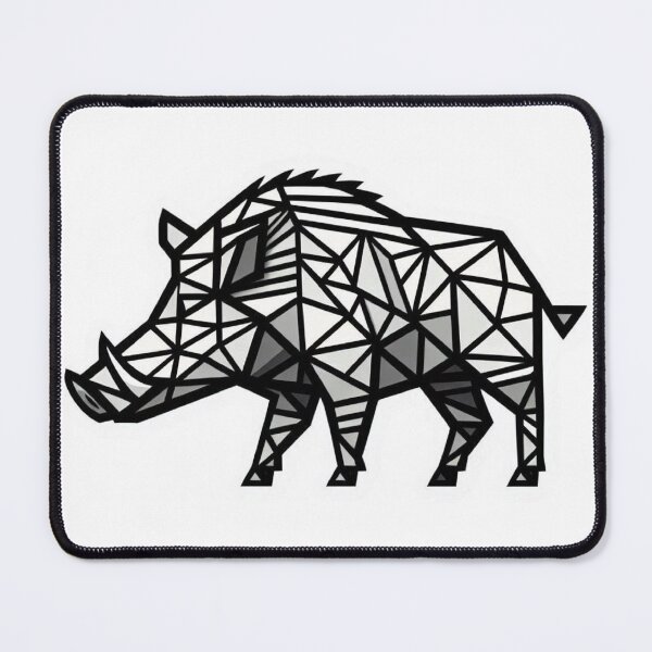 Item preview, Geometric Hog designed and sold by Spike The Punch Design Co..
