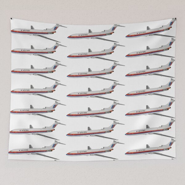 Item preview, United 727 Bass livery Illustration designed and sold by AddiK-Art.