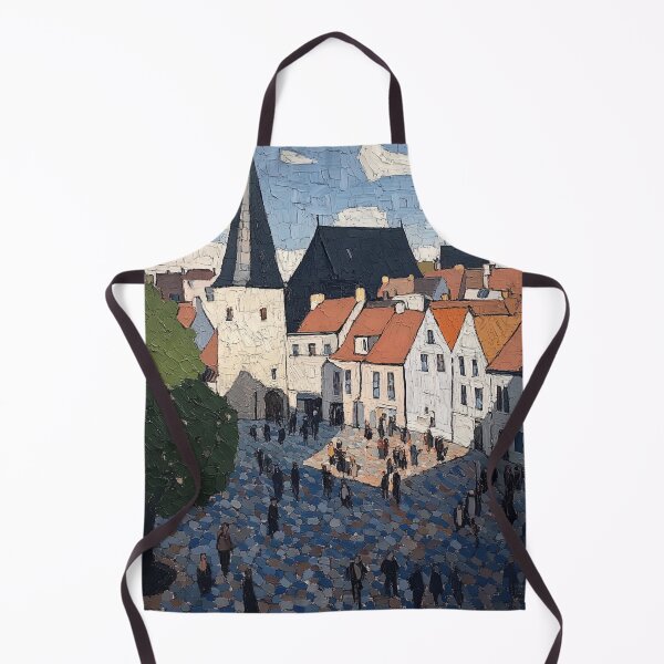 Item preview, Ålesund | Post-impressionist painting style designed and sold by ComicsFactory.