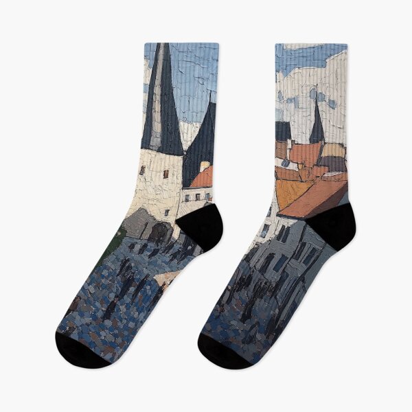 Item preview, Ålesund | Post-impressionist painting style designed and sold by ComicsFactory.