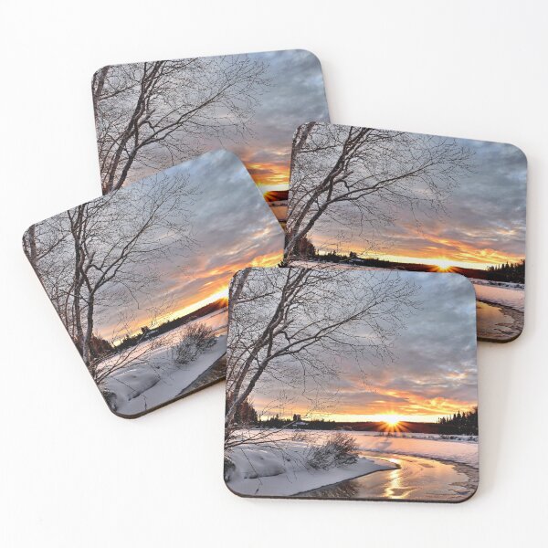 Item preview, Icy winter sunset  designed and sold by Md1982.