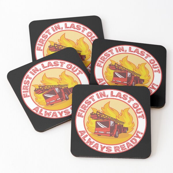 Item preview, Firefighter First In Last Out Always Ready Red Color designed and sold by TymekStore.