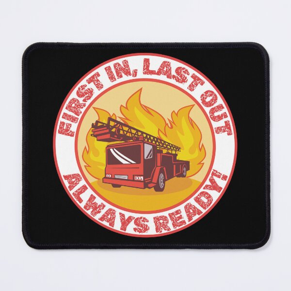 Item preview, Firefighter First In Last Out Always Ready Red Color designed and sold by TymekStore.