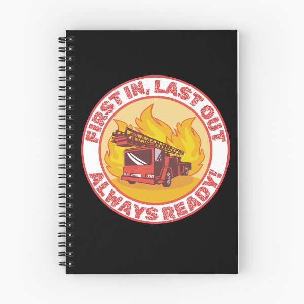 Item preview, Firefighter First In Last Out Always Ready Red Color designed and sold by TymekStore.