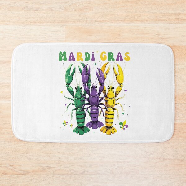 Item preview, Funny Mardi Gras Crawfish Jester Hat Bead New Orleans 2025 designed and sold by ArtByKatti.