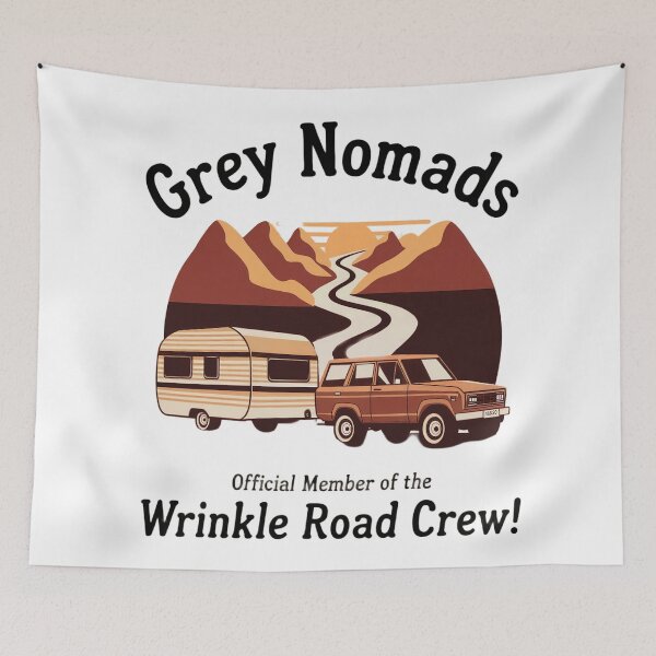 Item preview, Grey Nomads, Wrinkle Road Crew designed and sold by Random Designs.