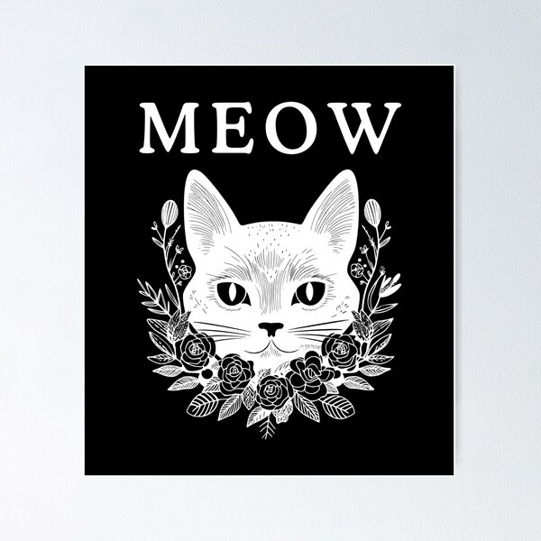 Item preview, Meow cat designed and sold by Peerless-Prime.