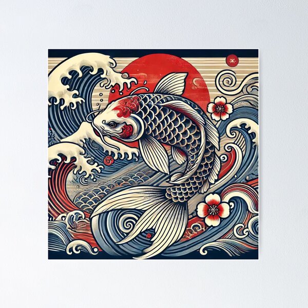 Item preview, Japonese Carp designed and sold by Paul Morar.