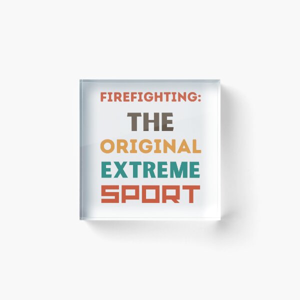 Item preview, Firefighting the original extreme sport retro style designed and sold by TymekStore.