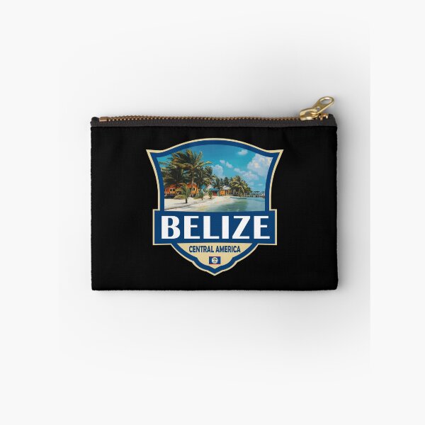 Item preview, Belize Illustration Retro Badge designed and sold by KrisSidDesigns.