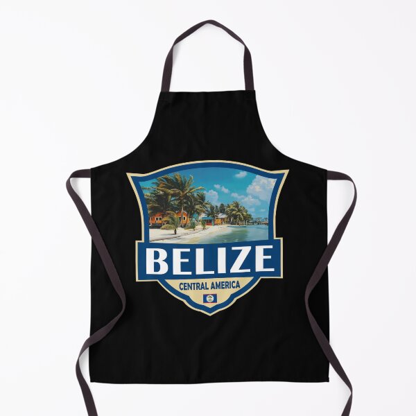 Item preview, Belize Illustration Retro Badge designed and sold by KrisSidDesigns.