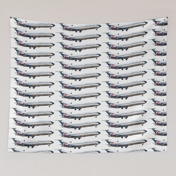 Item preview, Delta 727 Widget Livery Abstract Illustration designed and sold by AddiK-Art.