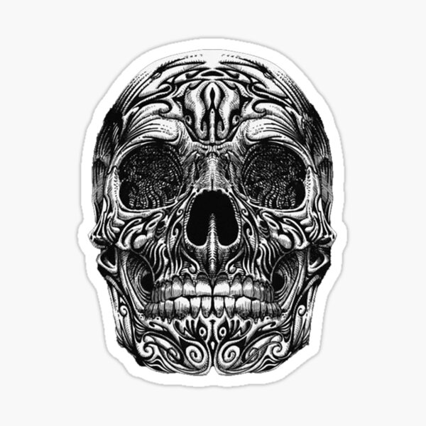 Item preview, engraved skull designed and sold by l-art-a-titi.