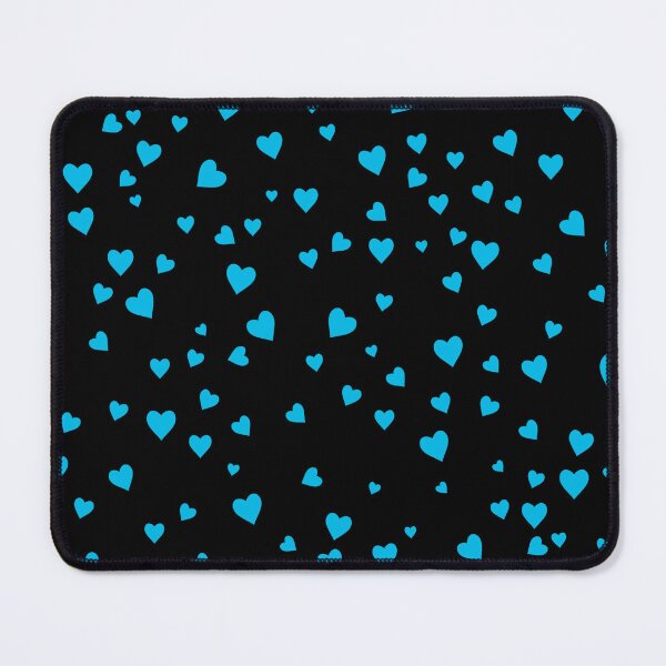 Item preview, Ample Hearts Black and Blue Pattern  designed and sold by RaineyYeager.