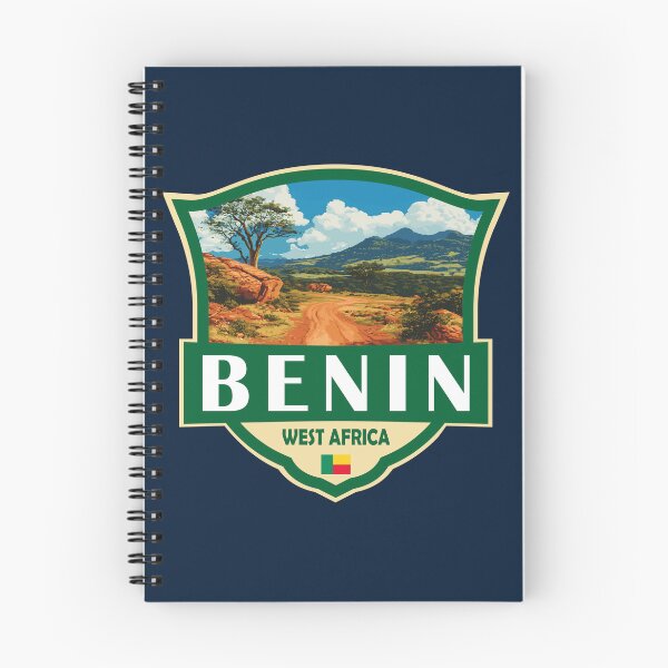 Item preview, Benin Illustration Retro Badge designed and sold by KrisSidDesigns.