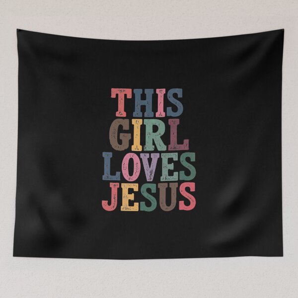 Item preview, This Girl Loves Jesus designed and sold by jkrphoto.