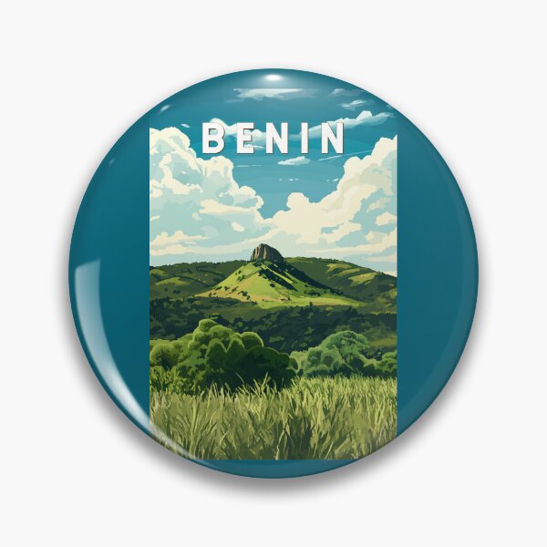 Item preview, Benin Illustration Travel Art Vintage designed and sold by KrisSidDesigns.