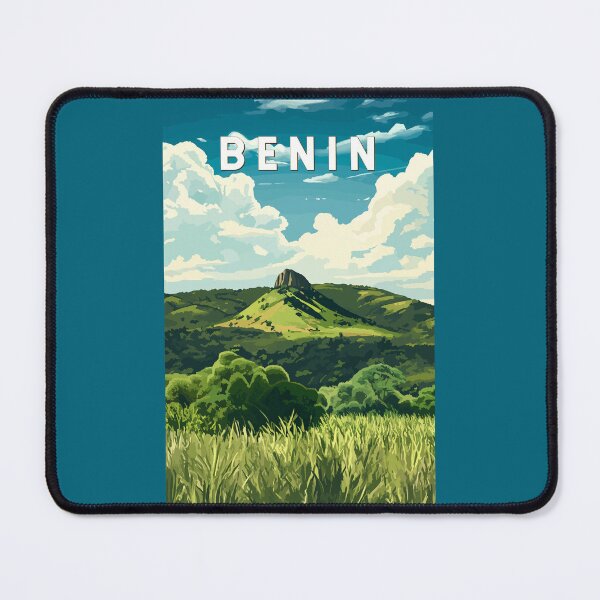Item preview, Benin Illustration Travel Art Vintage designed and sold by KrisSidDesigns.